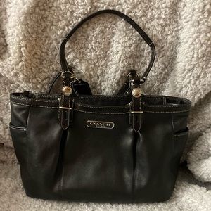 Coach Gallery East West Pleated Tote F15147